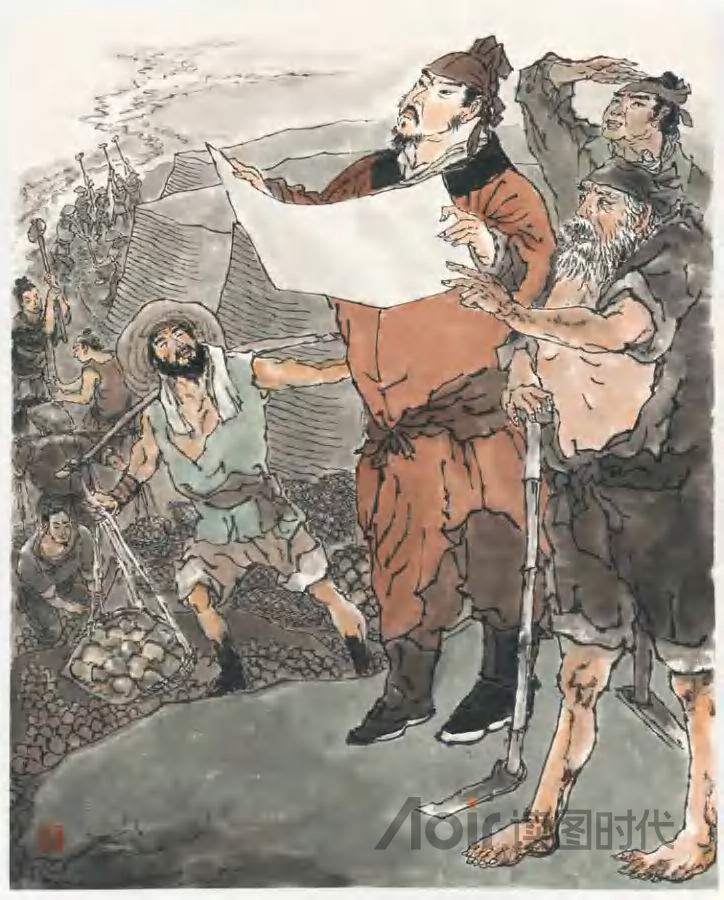 弄潮儿向涛头立，手把红旗旗不湿2