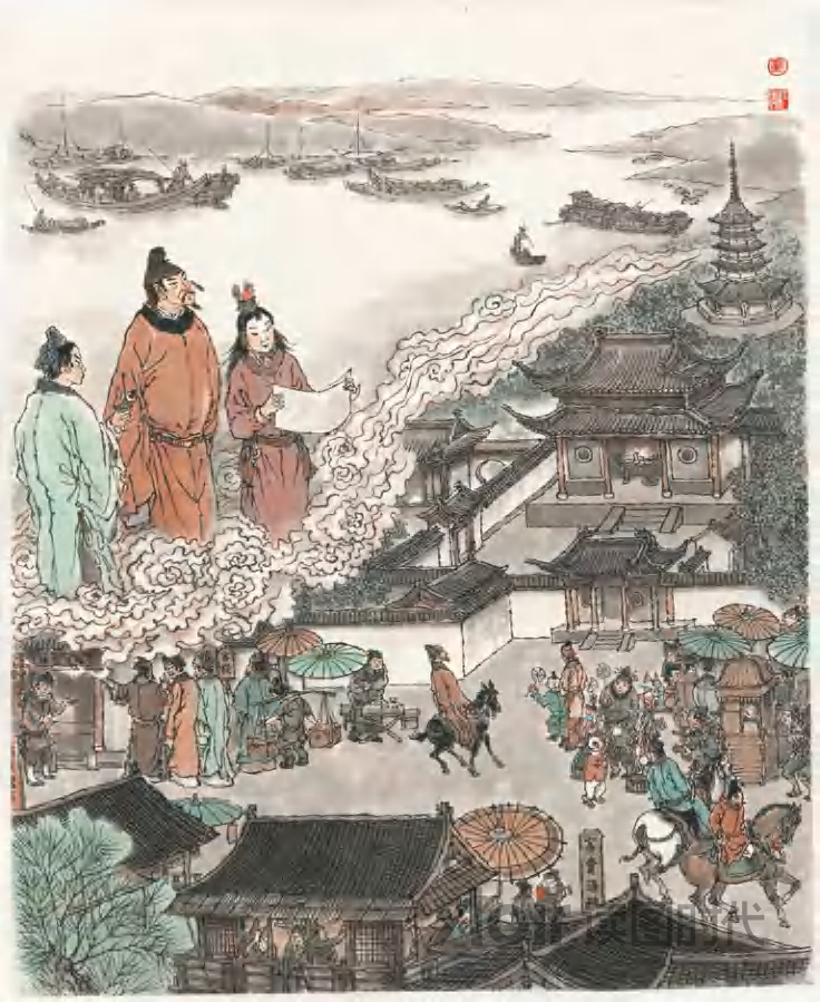 弄潮儿向涛头立，手把红旗旗不湿3