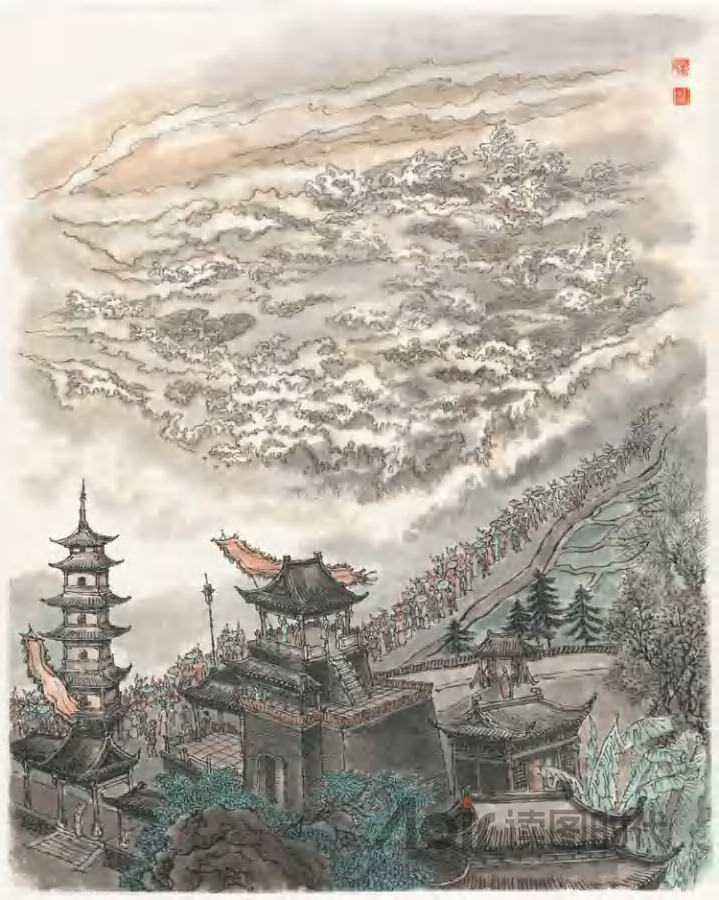 弄潮儿向涛头立，手把红旗旗不湿4