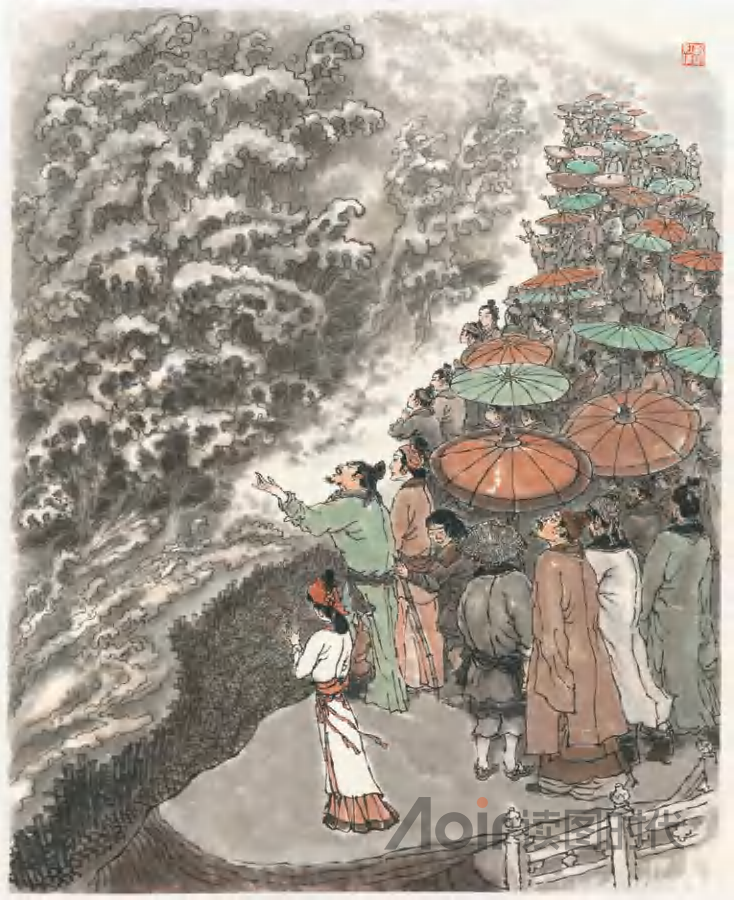 弄潮儿向涛头立，手把红旗旗不湿8